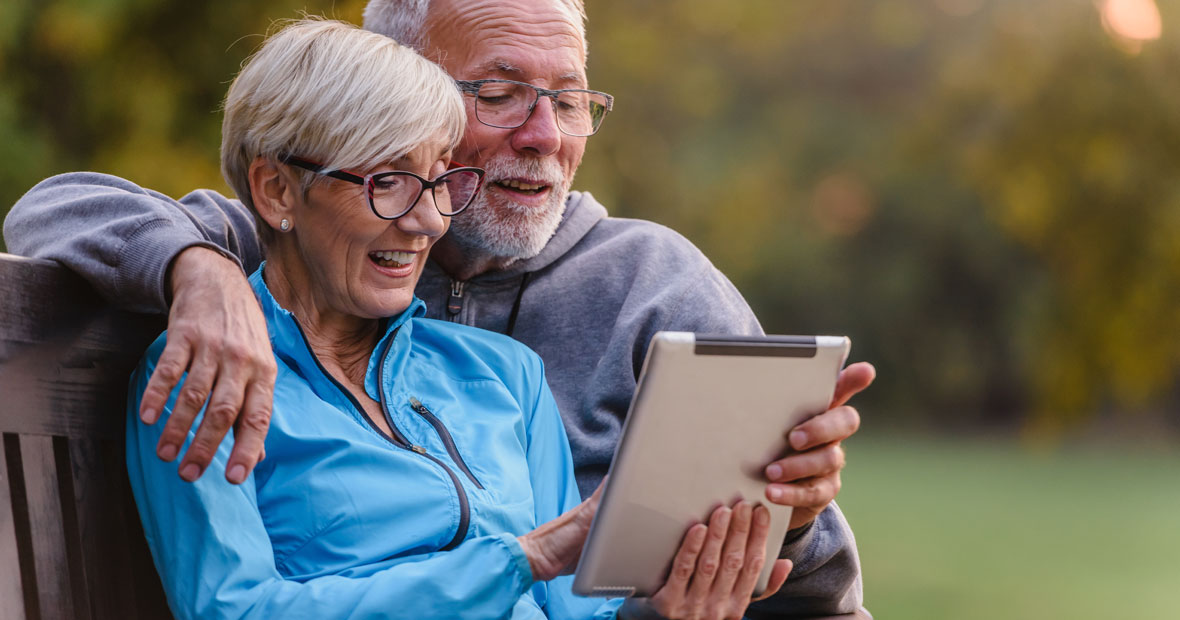 Tablette tactile pour senior